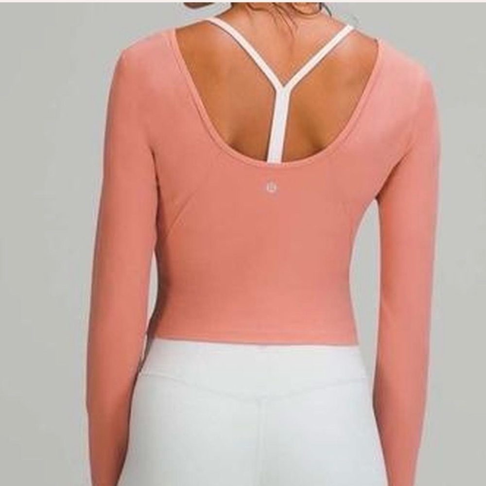 Lululemon Align Long Sleeve Shirt Pink Savannah
